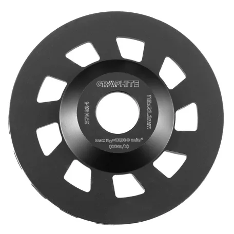 GRAPHITE Gyémánt Csiszolókorong 115*5*22 C Szegme 