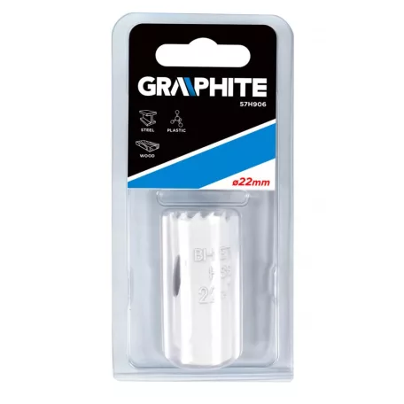GRAPHITE Körkivágó 22 mm Bi-Metal