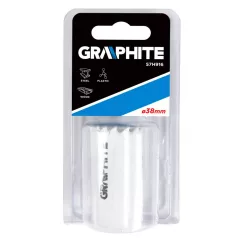 GRAPHITE Körkivágó 38 mm Bi-Metal