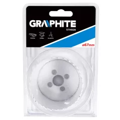 GRAPHITE Körkivágó 67mm Bi-Metal