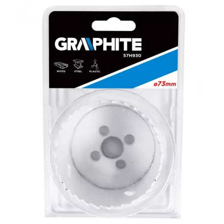 GRAPHITE Körkivágó 73 mm Bi-Metal