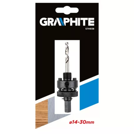 GRAPHITE Adapter Körkivágóhoz 14-30 mm Bimet.
