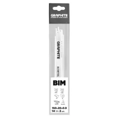 GRAPHITE Orrfűrészlapok 150*20*0,9 14Tpi 2 db