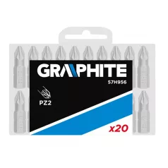 GRAPHITE Bithegyek Pz2 25 mm 1/4" 20 db