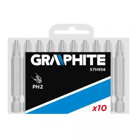 GRAPHITE Bithegyek Ph2 50 mm 1/4" 10 db