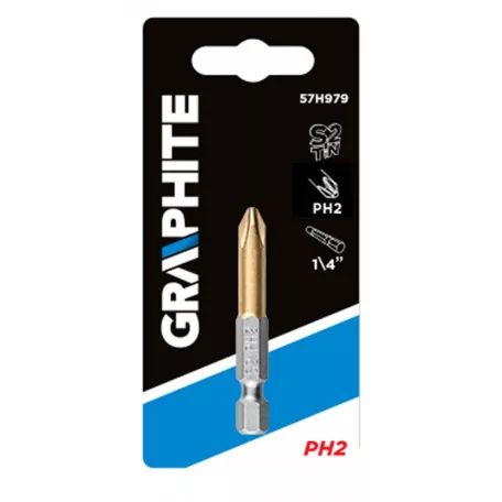 GRAPHITE Bithegyek Ph2 50 mm 1/4"