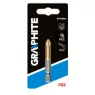GRAPHITE Bithegyek Pz2 50 mm 1/4"