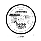 GRAPHITE Gyémánt Vágókorong 125*22,2M Vizes 