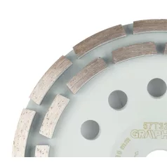 GRAPHITE Gyémánt Csiszolókorong 180*22,2 Kétsoros 
