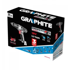GRAPHITE Akkus Fúrócsavarozó 18V 13 mm Akkunélkül 
