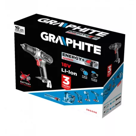 GRAPHITE Akkus Fúrócsavarozó 18V 13 mm Akkunélkül 