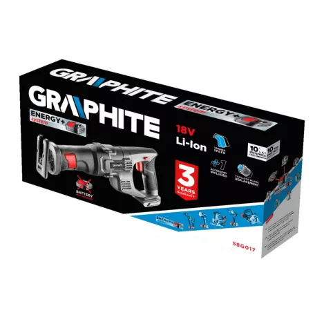 GRAPHITE Akkus.Orrfűrész 18V Li-Ion Akku.Nélkül 