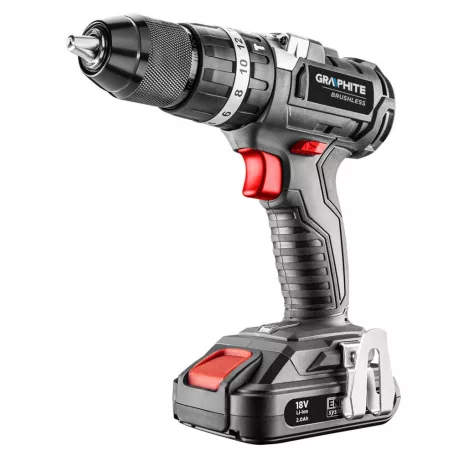 GRAPHITE Akkus.Fúró-Ü.Csavarozó 18V Li-Ion Akkuné 