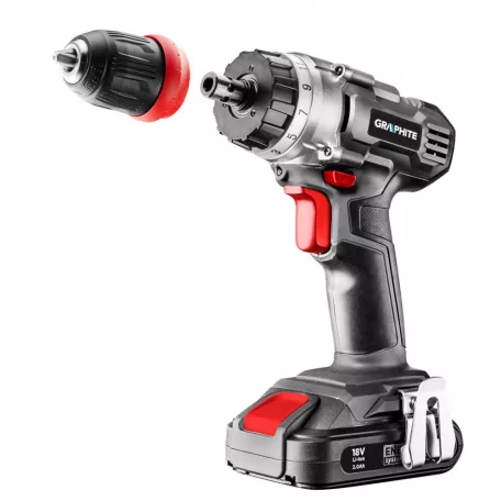 GRAPHITE Akkus.Fúró-Csavarozó 18V Li-Ion Akku.Nél 