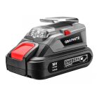 AKKUS ADAPTER-LED LÁMPA ENERGY+ GRAPHITE