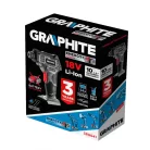 GRAPHITE Akkus Kompresszor 8R.18V Li-Ion Akkunélk 