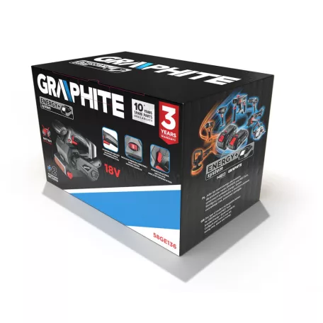 GRAPHITE Akkus Szalagcsiszológép E+ 18V Akku N. 