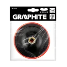 GRAPHITE Gumitányér 125 mm*M14 Tépőzáras 