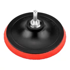 GRAPHITE Gumitányér 125 mm*M14 Tépőzáras+Befogócsa 