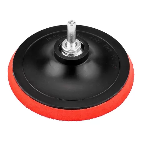 GRAPHITE Gumitányér 125 mm*M14 Tépőzáras+Befogócsa 