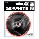 GRAPHITE Gumitányér 125 mm*M14 Tépőzáras+Befogócsa 