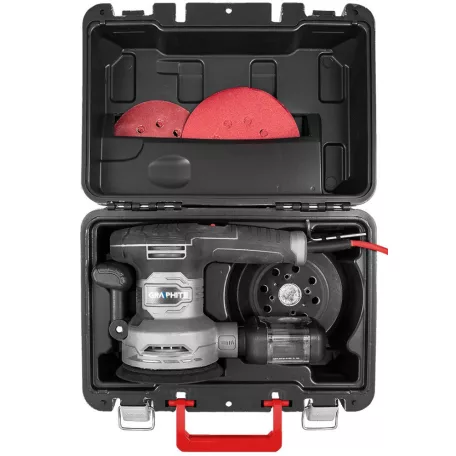 GRAPHITE Excentercsiszoló 450W Q125/150 mm 2,2Kg