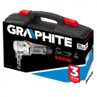 GRAPHITE Lemezvágógép 500W 1,6/2,5 mm 3,5Kg + Koff