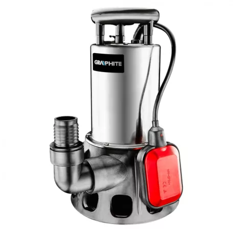GRAPHITE Szennyvíz Szivattyú 650W Inox Ip68