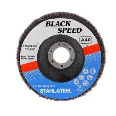 CRATER Lamellás Tisztítókorong 125X22,2 A60