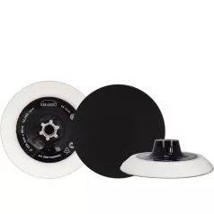 Gumitányér 125*12mm*M14 Tépőzáras Puha Német