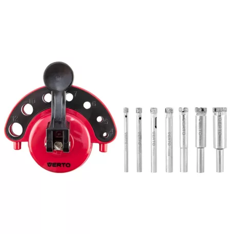 VERTO Gyémánt Fúró Klt. 8R. 4-12 mm F.Vezetővel