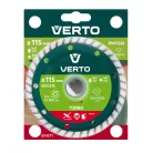 VERTO Gyémánt Vágótárcsa 115 mm Turbo