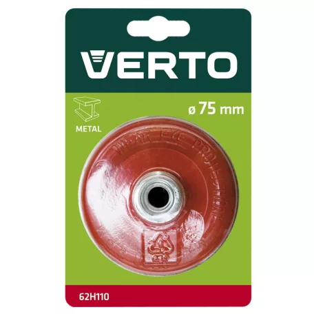 VERTO Fazékkefe M14 75 mm