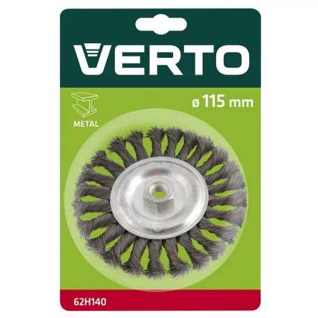 VERTO Körkefe M14 115 mm Sodrott