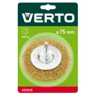 VERTO Körkefe Csapos 75 mm Rézszálas