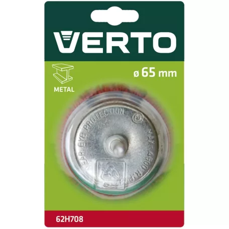 VERTO Fazékkefe Csapos 65 mm Műa.Szálas