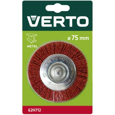 VERTO Körkefe Csapos 75 mm Műa.Szálas