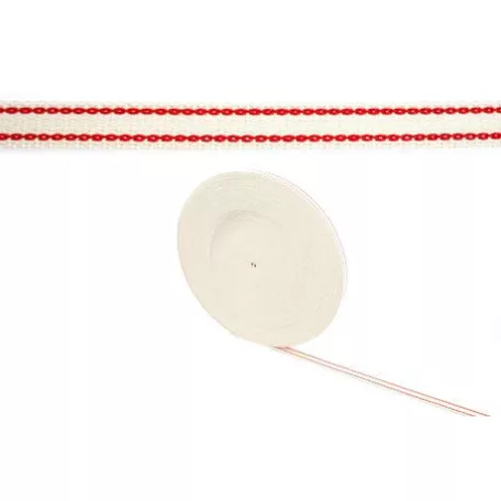 Redőnyhúzó Heveder 23mm Q 100M. Fehér/Piros