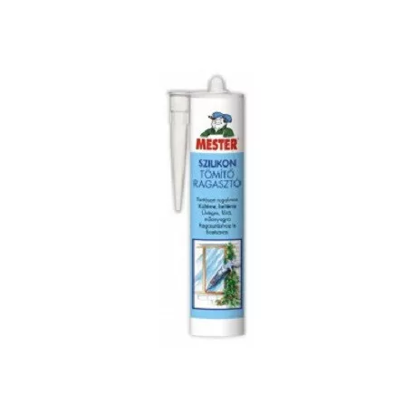 MESTER Szilikon Tömítő Ragasztó 310Ml Szürke 066