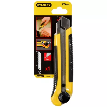STANLEY Pvc Kés Fémb.25 mm Törd. Tekerős 0-10-425