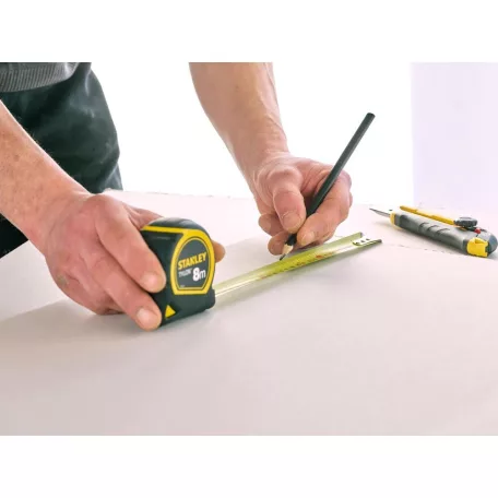 STANLEY Mérőszalag Gumis 8M *25 mm -* 0-30-657