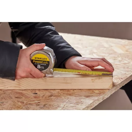 STANLEY Mérőszalag 8M*25 mm Powerlock -* 0-33-527