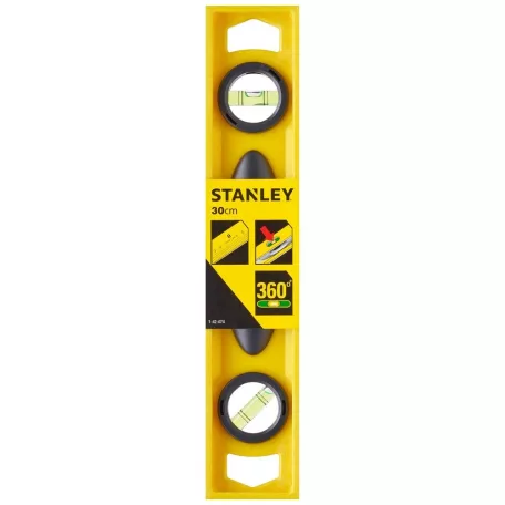 STANLEY Vízmérték 30Cm Alu Ütésálló -* 0-42-072