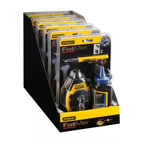 STANLEY Kicsapózsinór+Festék30M 115G Kék 0-47-681