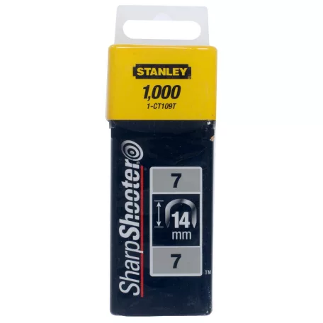 STANLEY Kábeltűző Kapocs 14 mm 1000 db - 1-Ct109T