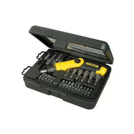 STANLEY Csavarhúzó Klt Racsn.22R.Dobozb.* 0-63-022