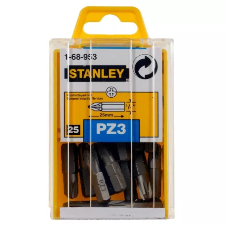 STANLEY Bit Hegy 1/4 Pz3 25 mm 25 db 1-68-953
