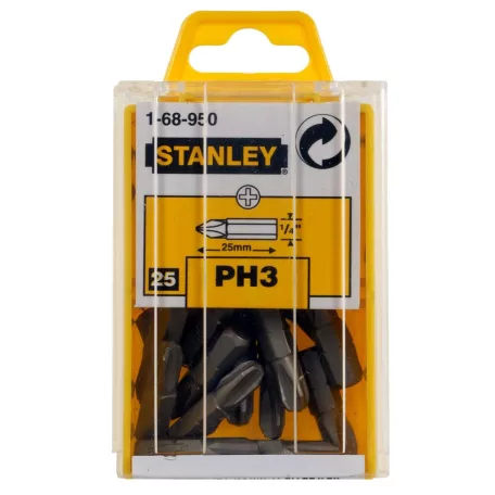 STANLEY Bit Hegy 1/4 Ph3 25 mm 25 db 1-68-950
