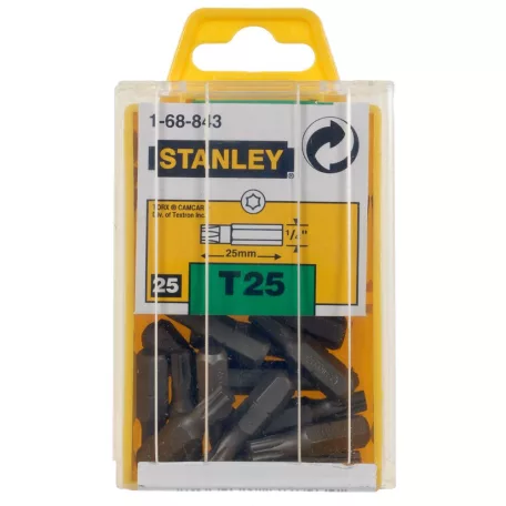 STANLEY Bit Hegy 1/4 T25 Torx 25 db - 1-68-843