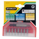 STANLEY Bit Klt.10R. Torx,Pz1,2,3,Ph2 1-68-724
